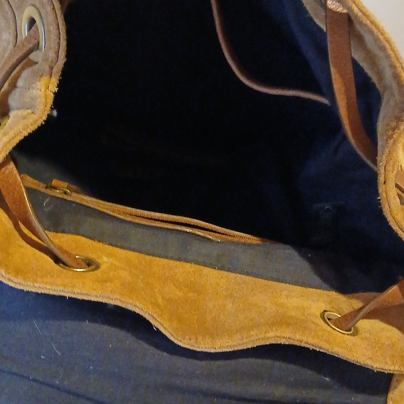 Scully Brown Suede Backpack main image 8
